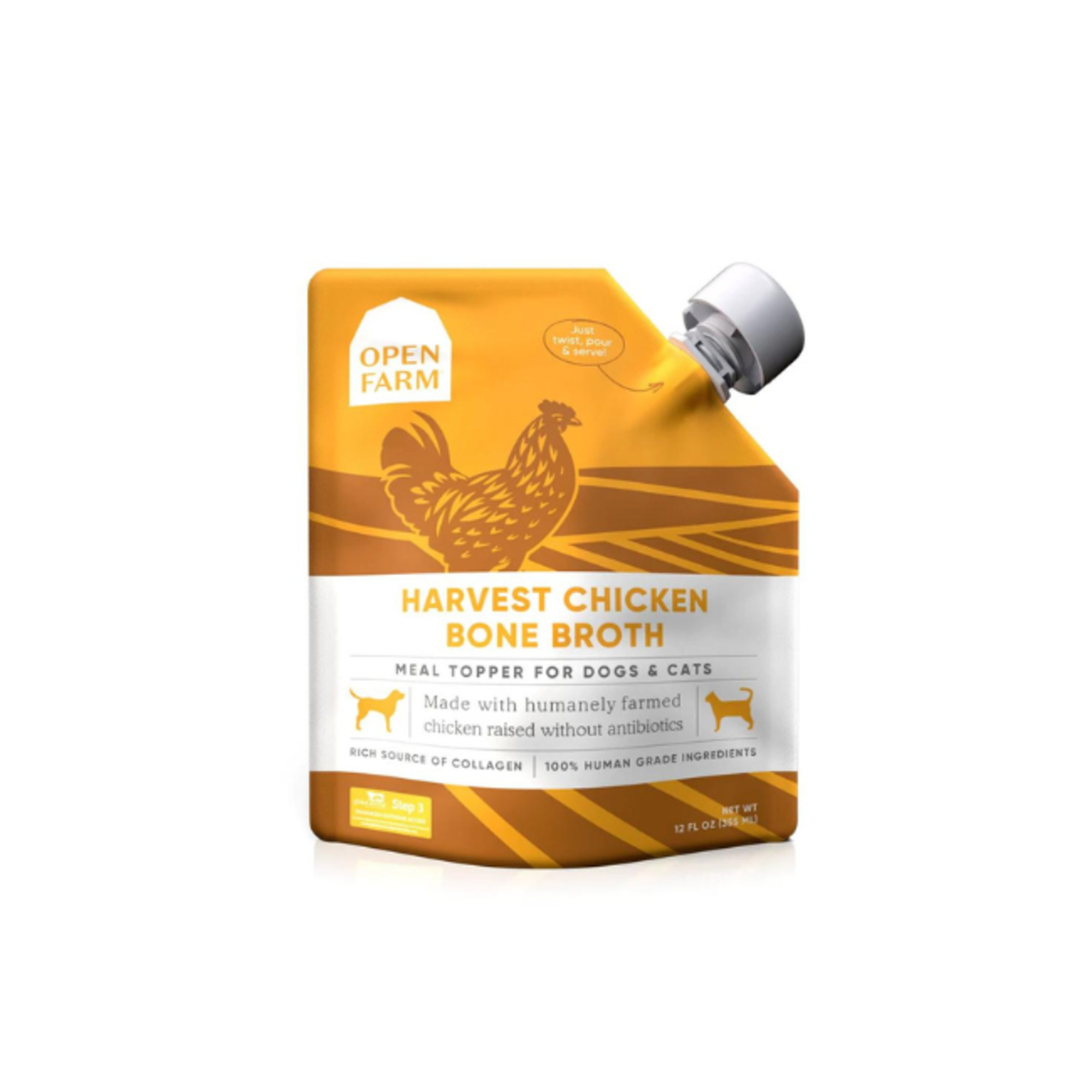 Open Farm Open Farm Bone Broth Chicken 12oz