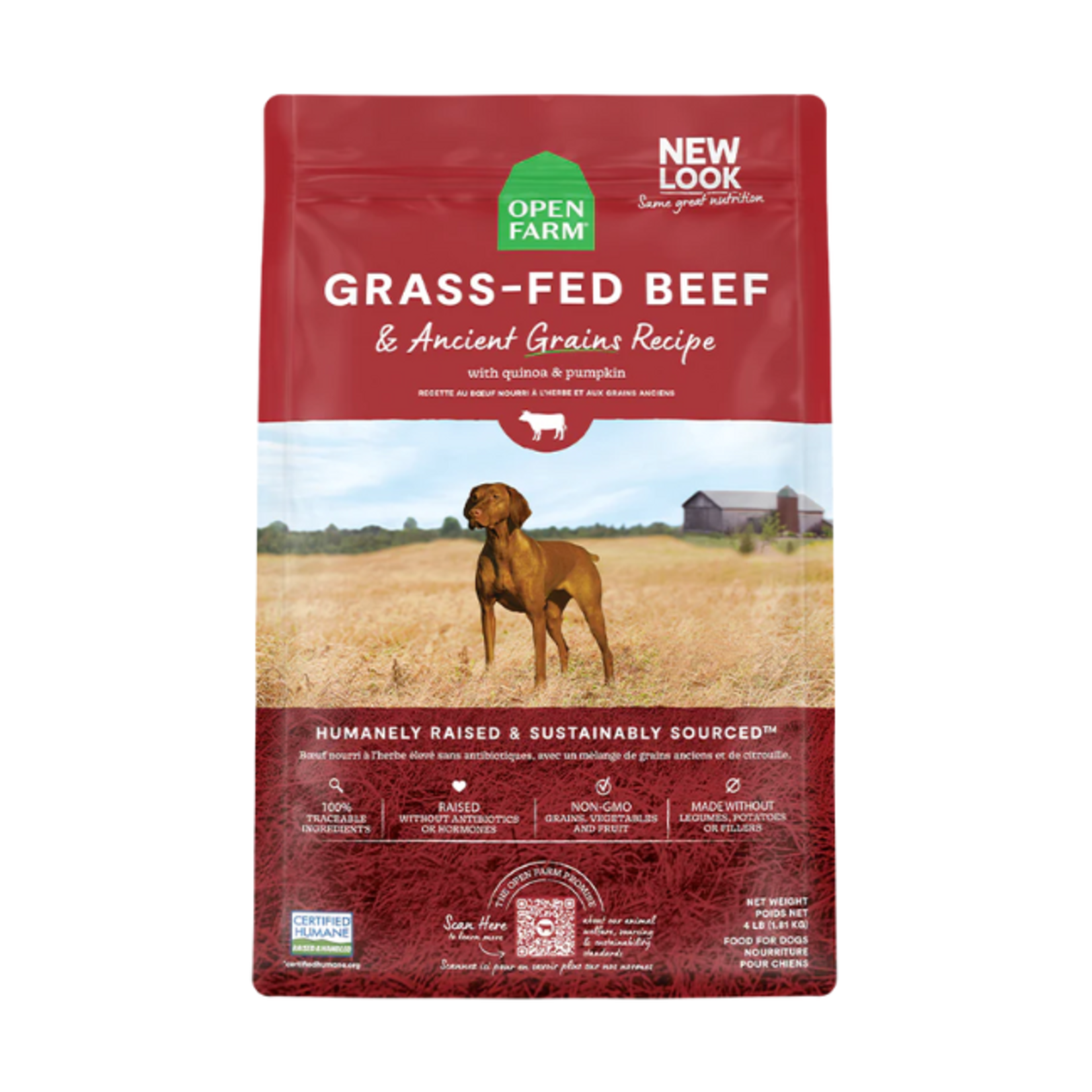 Open Farm Open Farm Ancient Grains Beef 22#