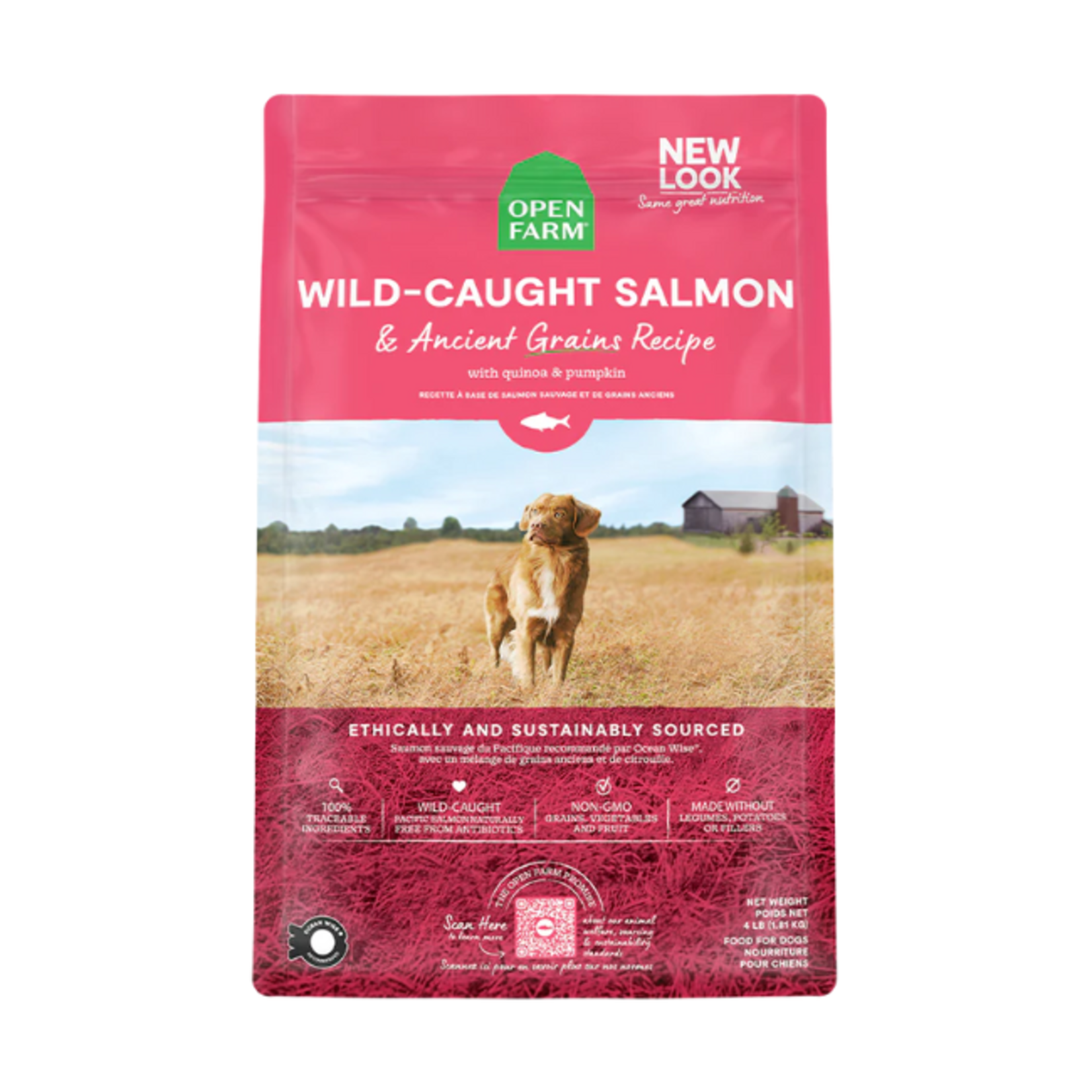 Open Farm Open Farm Ancient Grains Salmon 4#