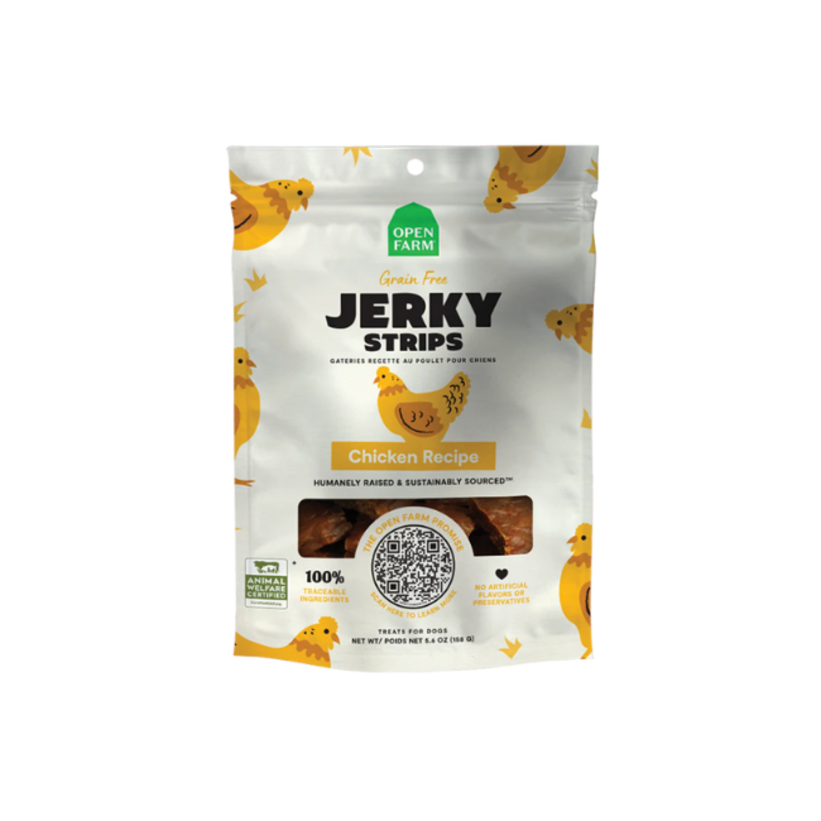 Open Farm Open Farm Jerky Strip Chicken 5.6oz