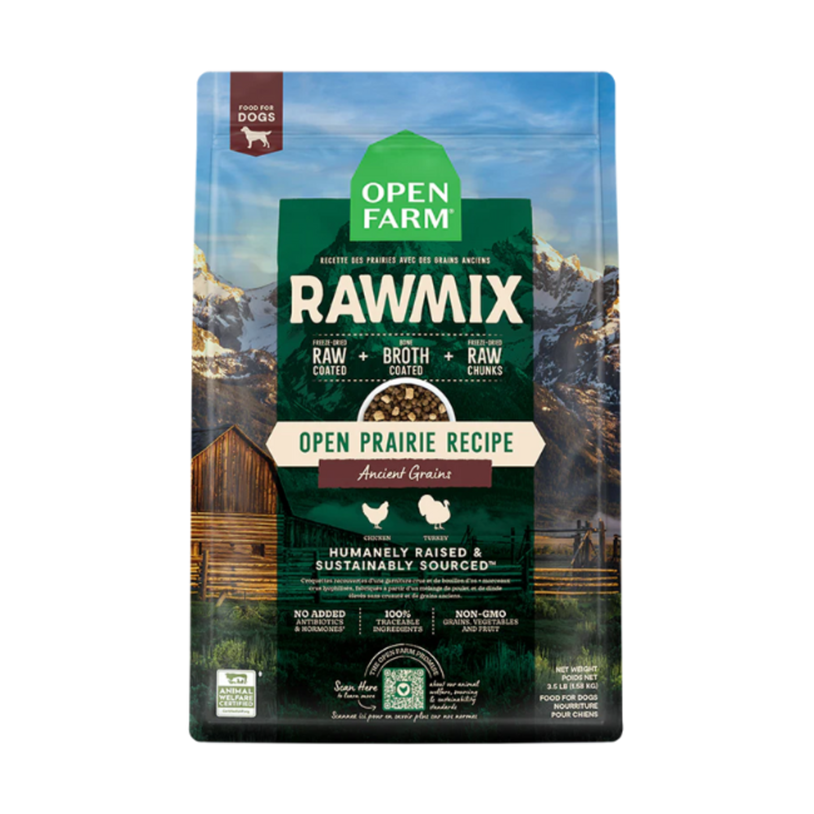 Open Farm Open Farm AG Raw Mix Prairie 3.5#