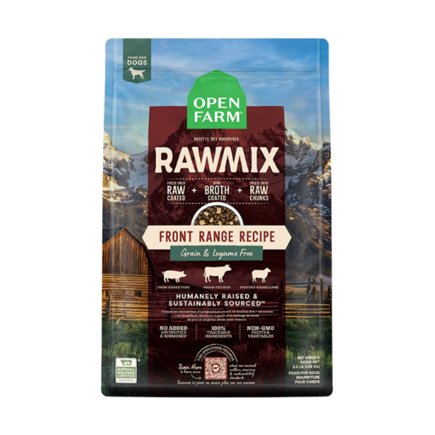 Open Farm Open Farm GF Raw Mix Front Range 3.5#