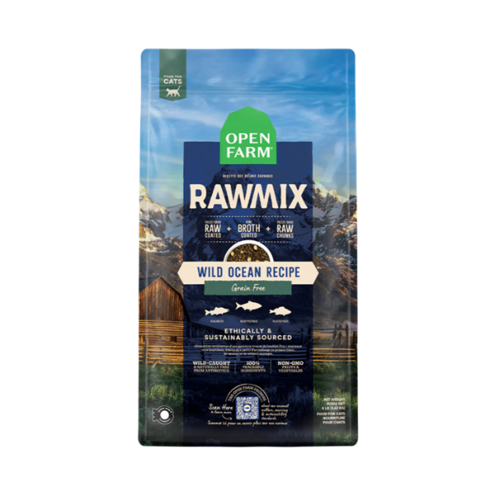 Open Farm Open Farm GF C Raw Mix Wild Ocean 2.25#
