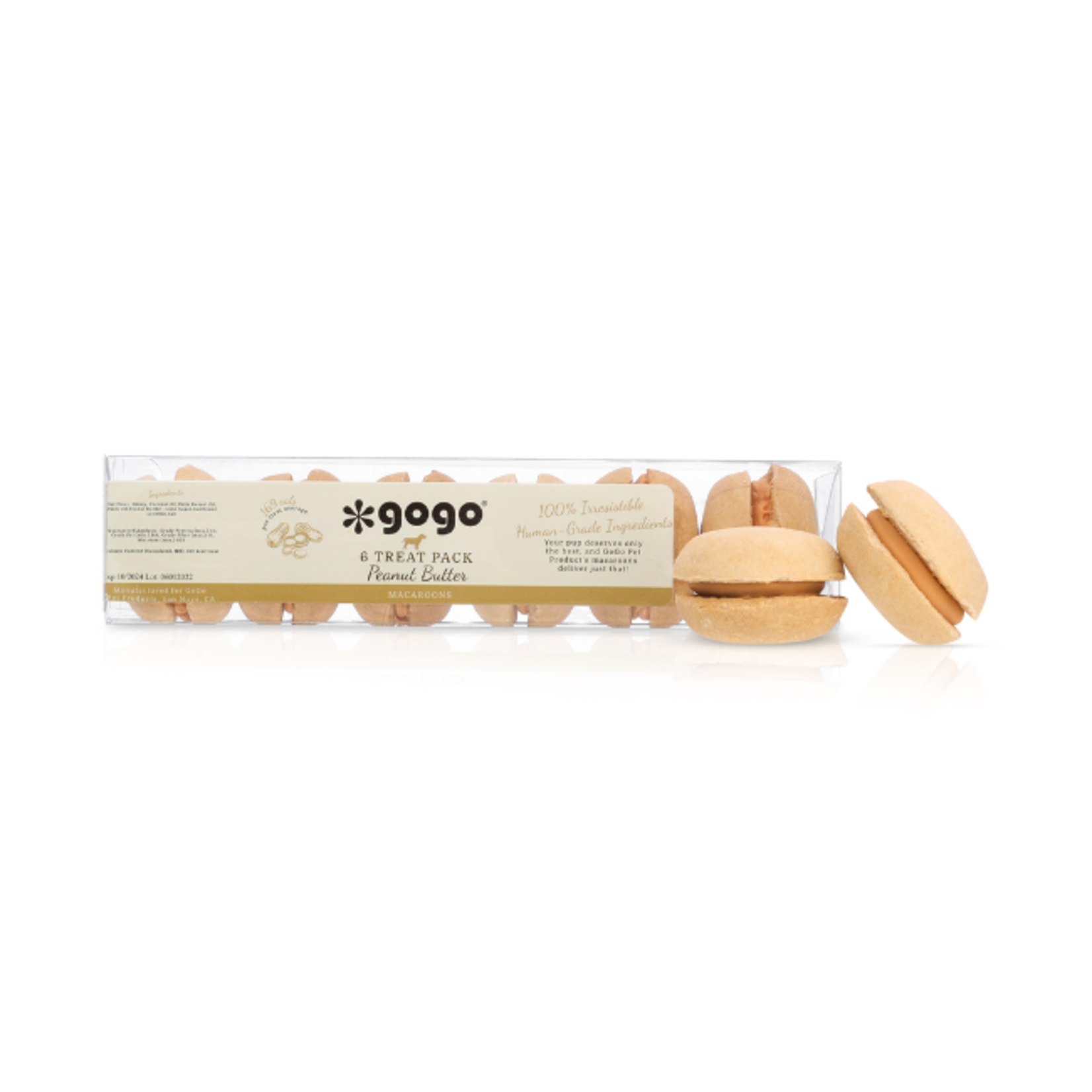 Gogo Gogo Peanut Butter Macaroon 6-pack
