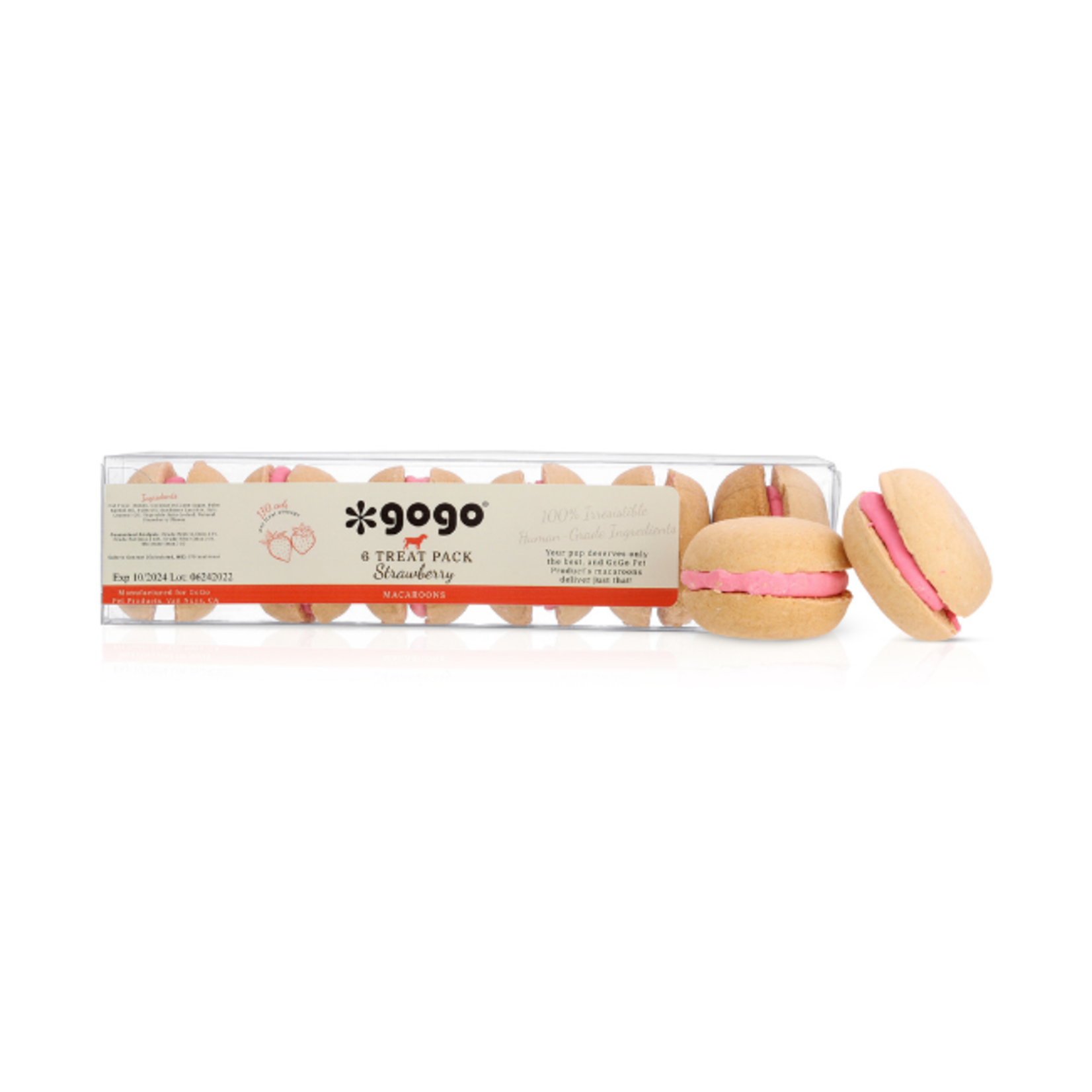 Gogo Gogo Strawberry Macaroon 6-pack