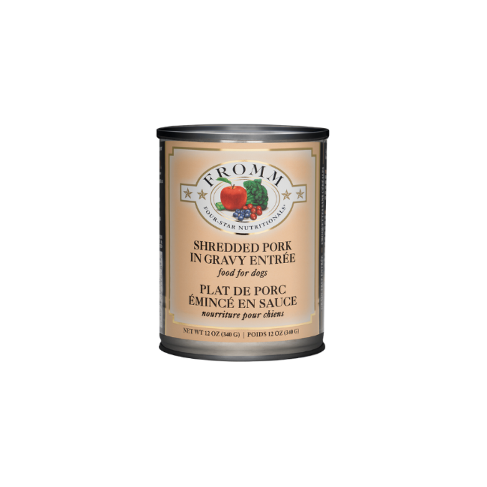 Fromm Fromm Dog Four-Star Shredded Pork Entree 12oz