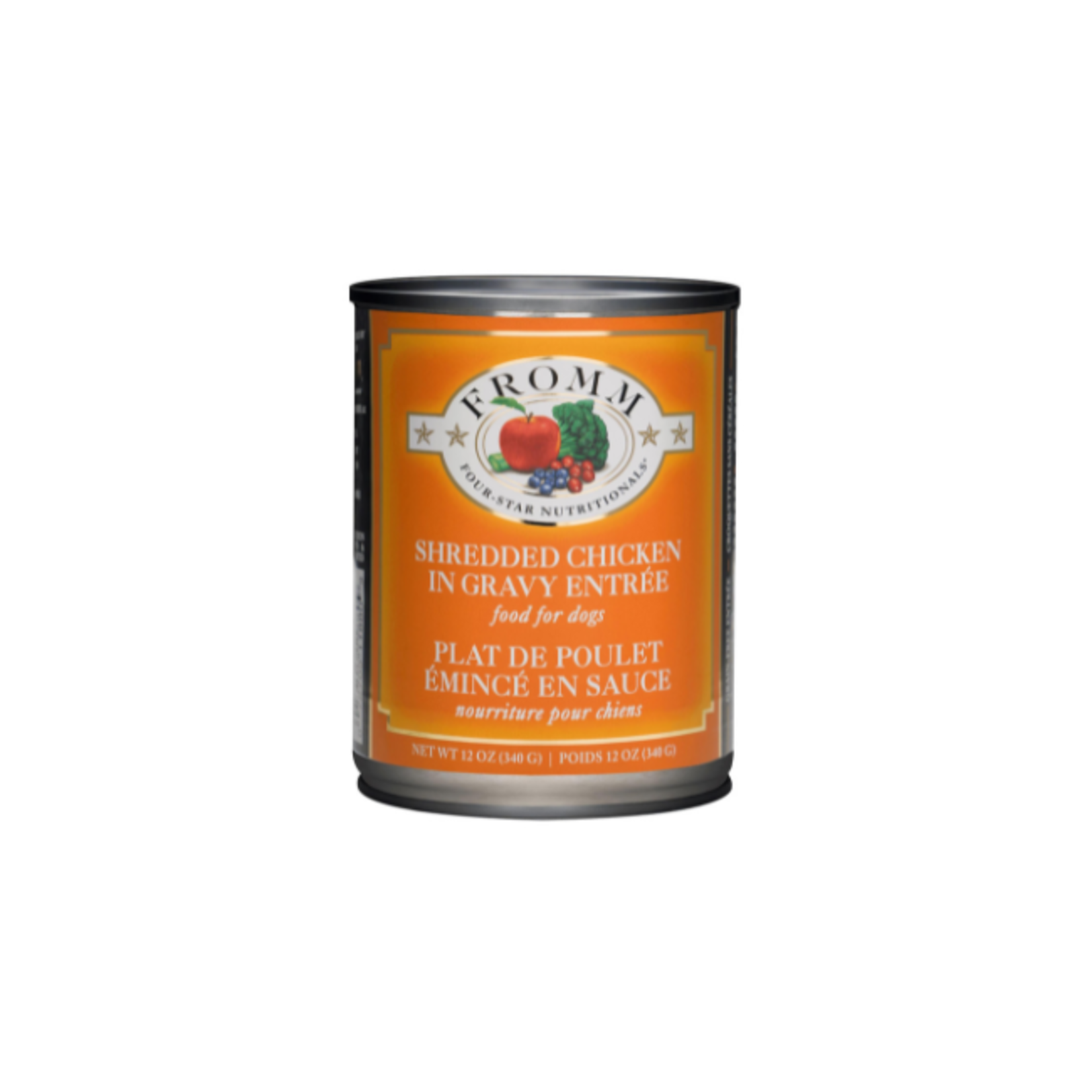 Fromm Fromm Dog Four-Star Shredded Chicken in Gravy Entree 12oz