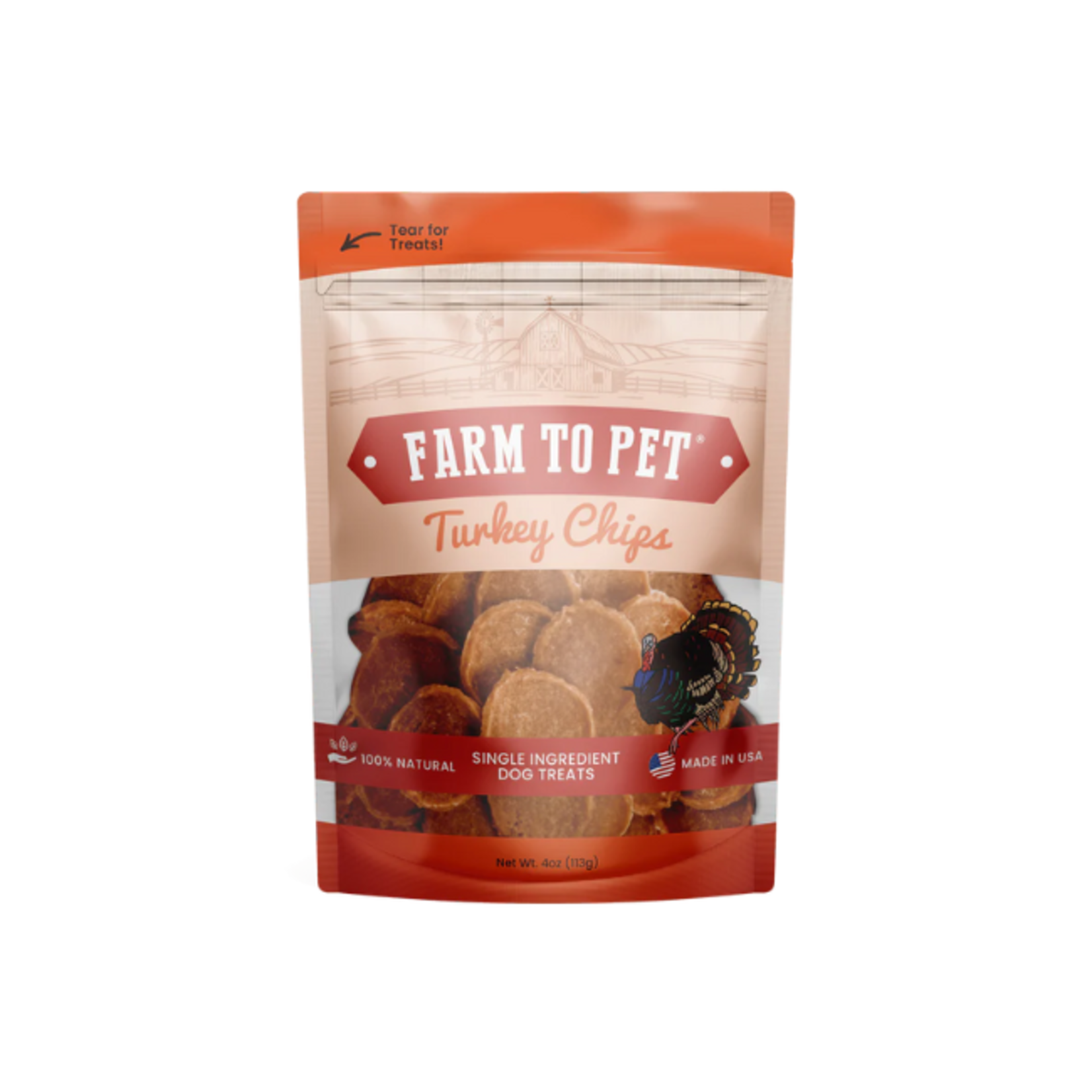 Farm To Pet Farm To Pet Turkey Chips 4oz