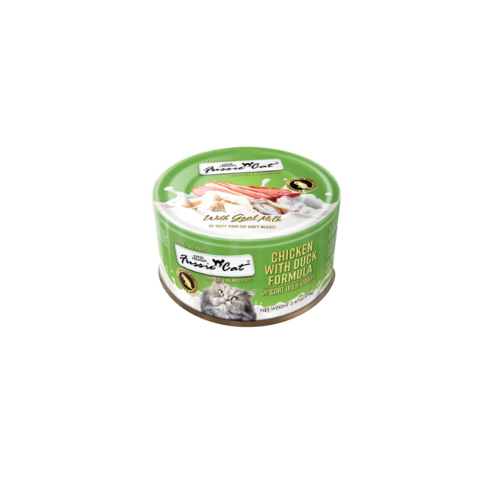 Fussie Cat Fussie Cat Chicken & Duck in Goat Milk 2.47oz