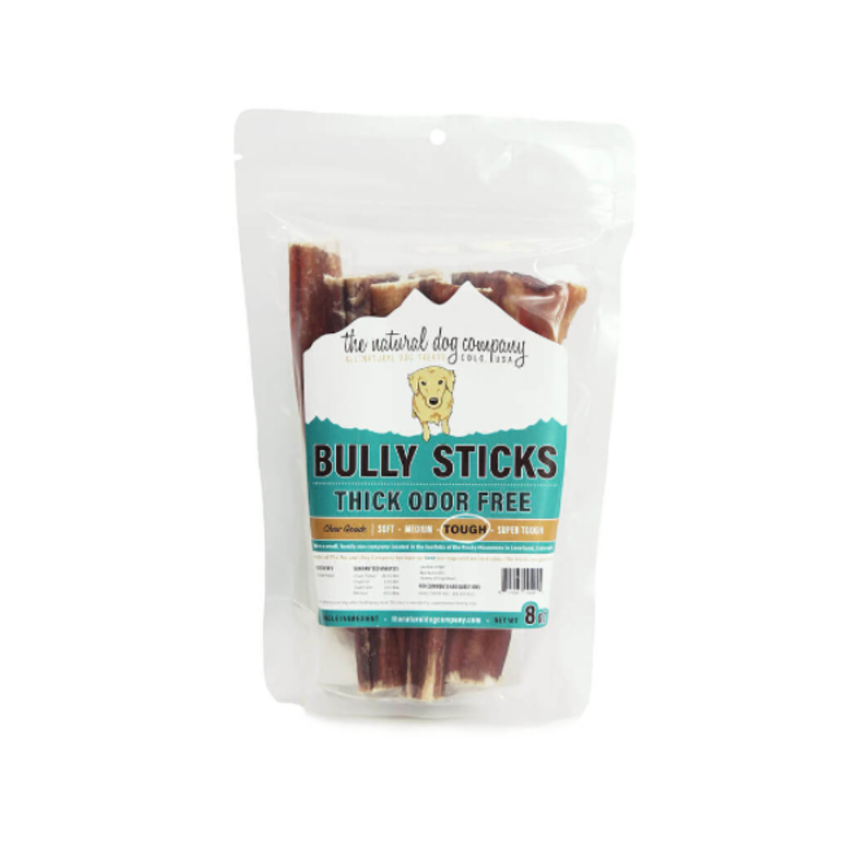 Tuesday's Natural Dog Company Tuesday's Natural Dog Thick Odor Free Bully Stick 6"8oz