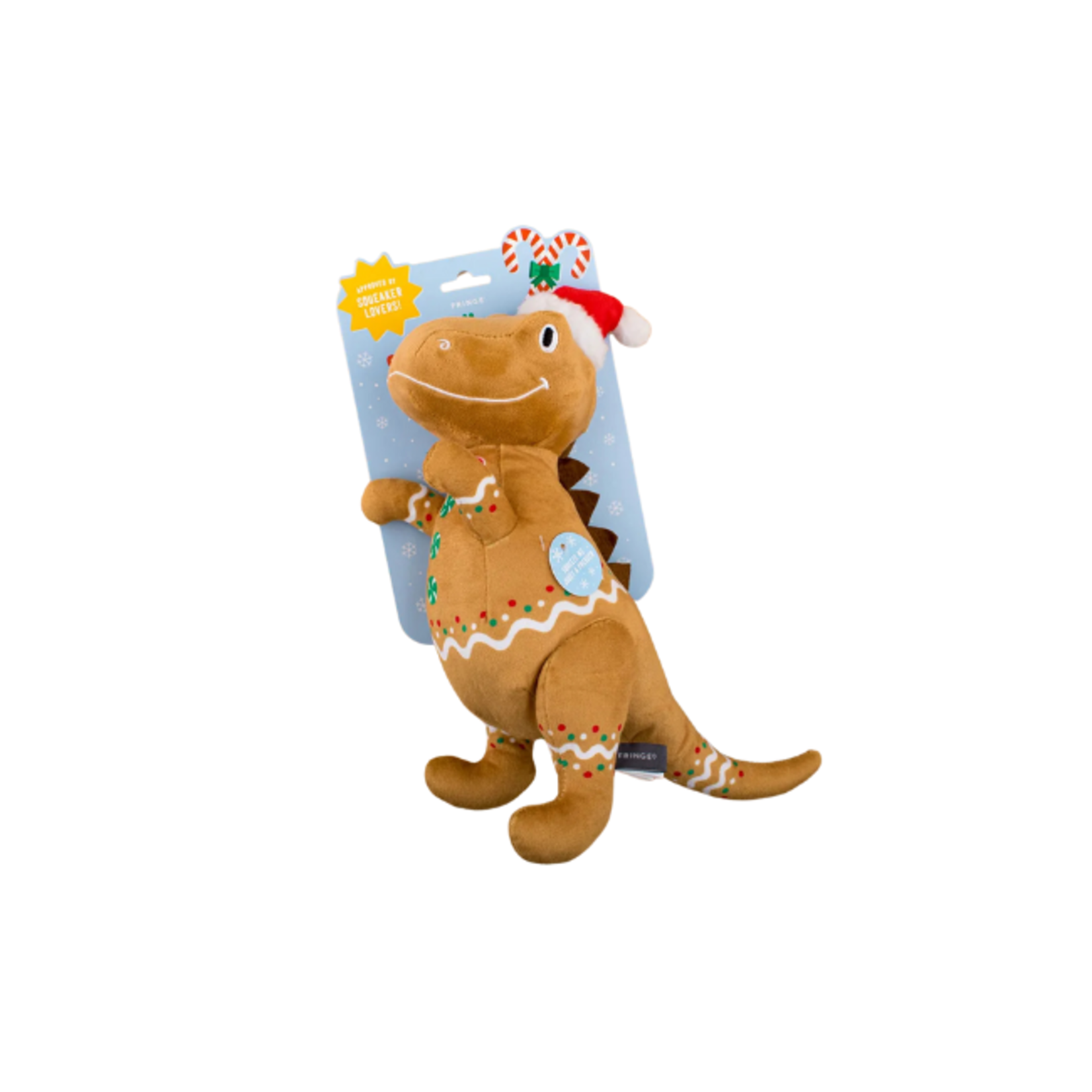 Fringe Pet Studios Fringe Holiday Cookie-Saurus Plush