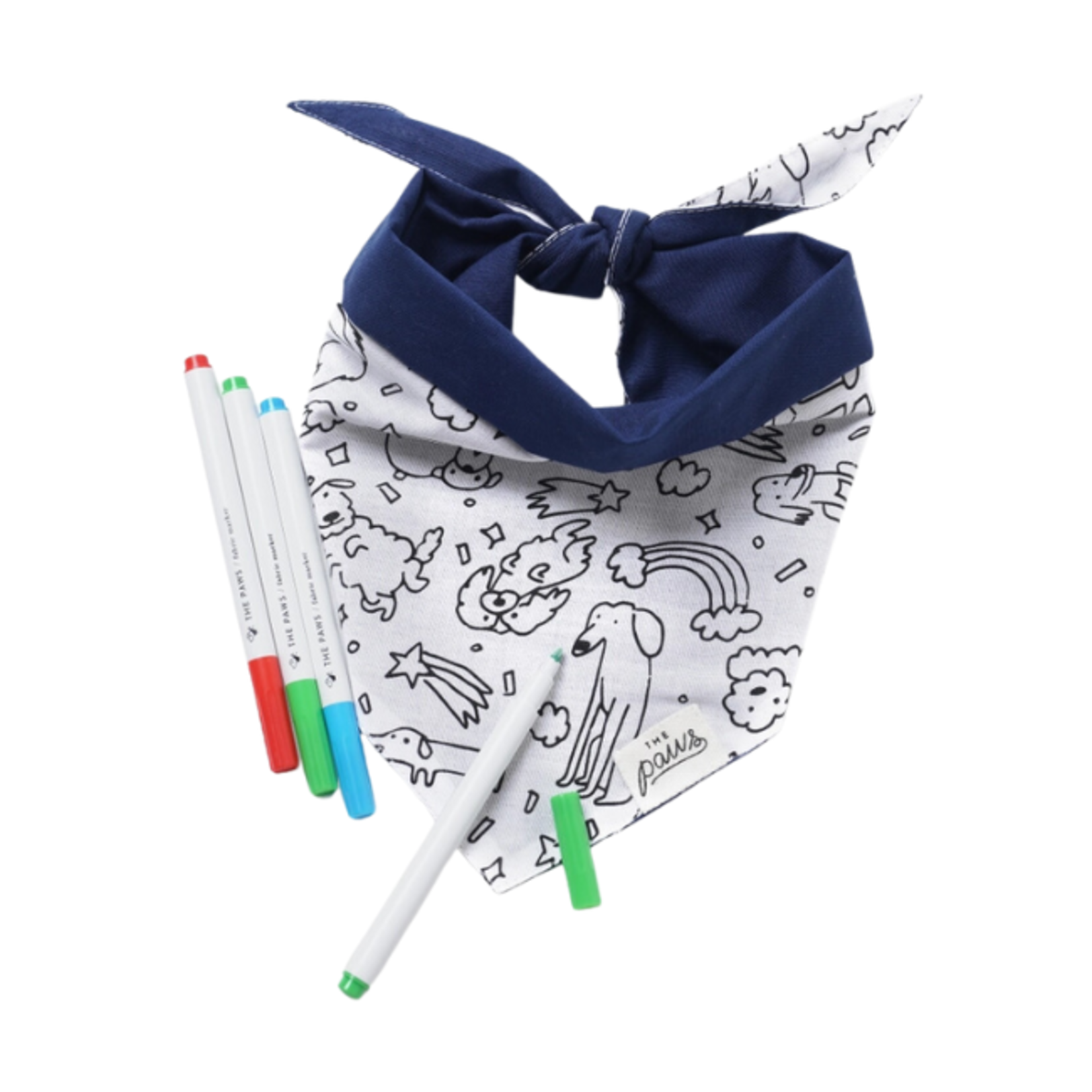 The Paws The Paws DIY Coloring Bandana