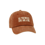 Primitives By Kathy PBK Baseball Hat - Love and A Dog