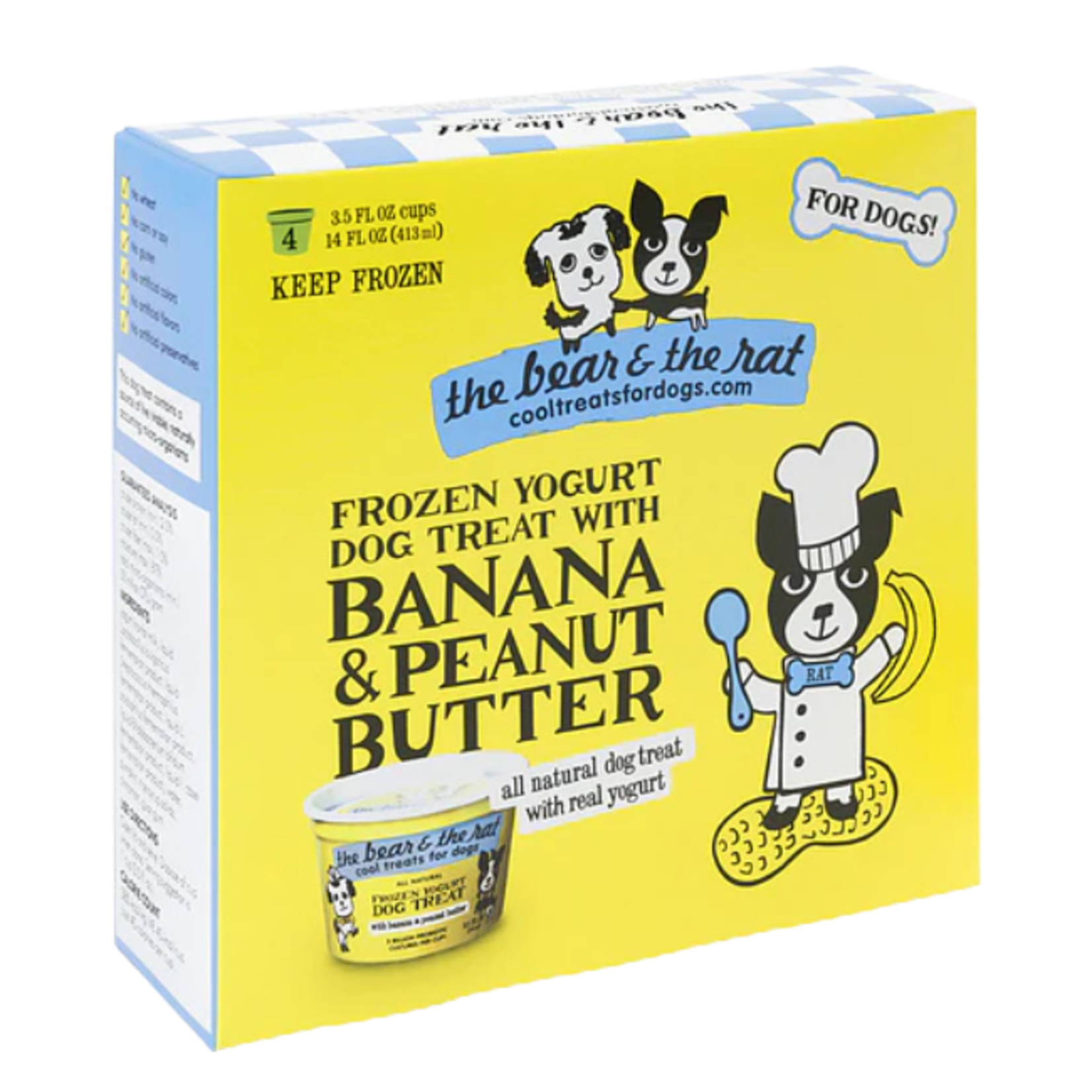 The Bear & The Rat The Bear & The Rat Frozen Yogurt PB Banana 4-pack