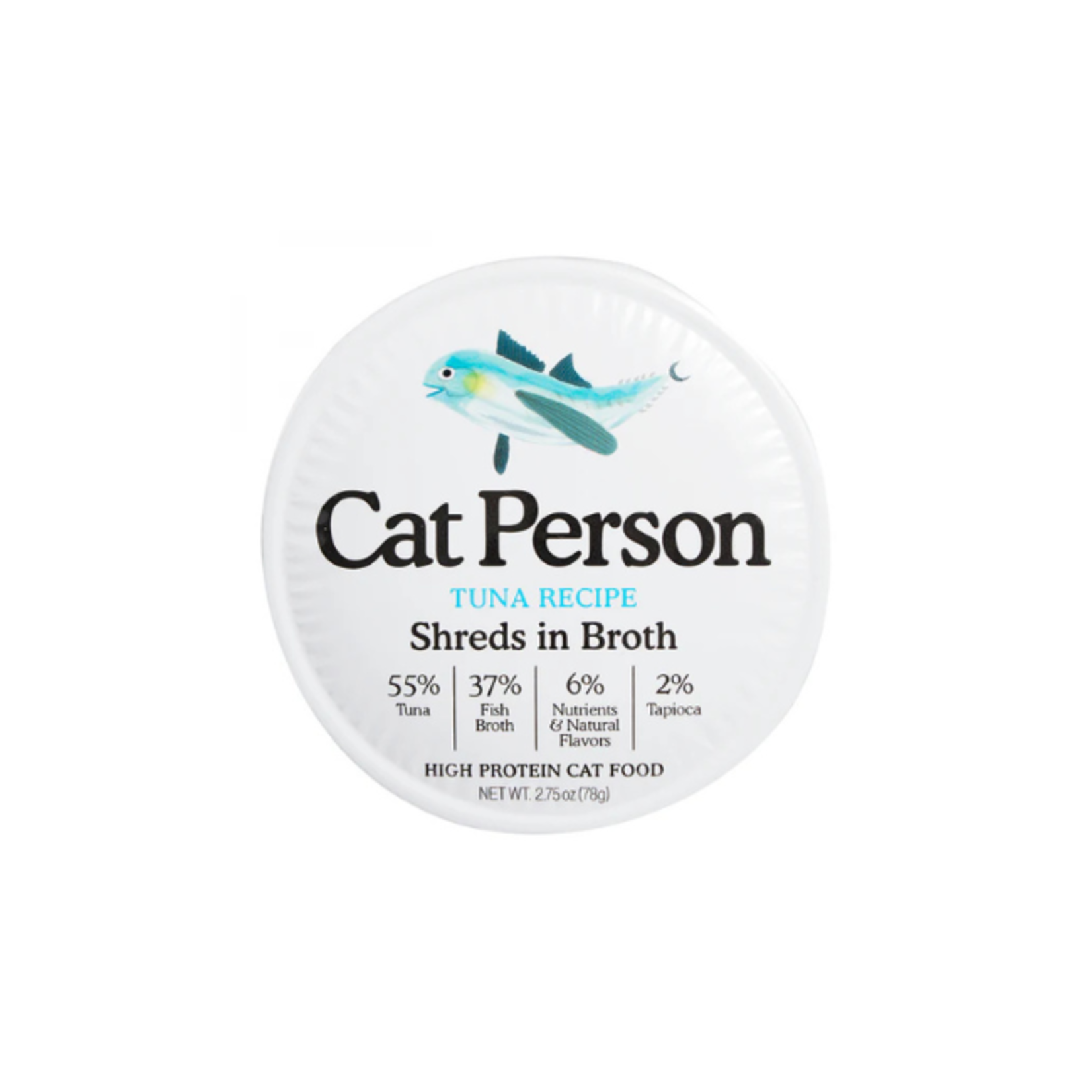 Cat Person Cat Person Shreds in Broth Tuna 2.75oz