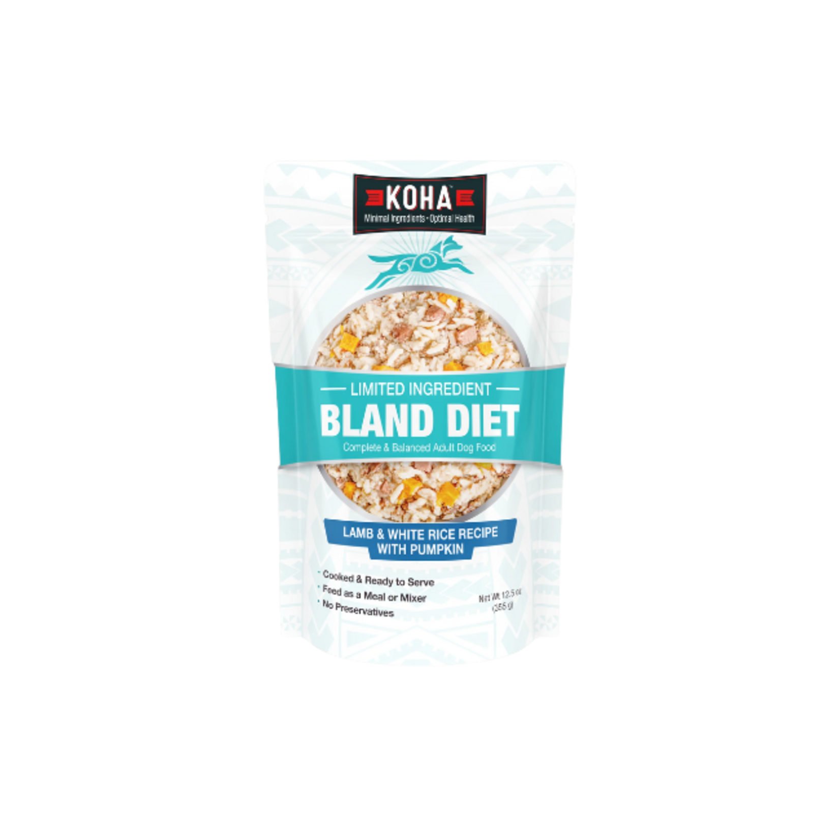 Koha Koha Dog Bland Diet Lamb & Rice 12.5oz