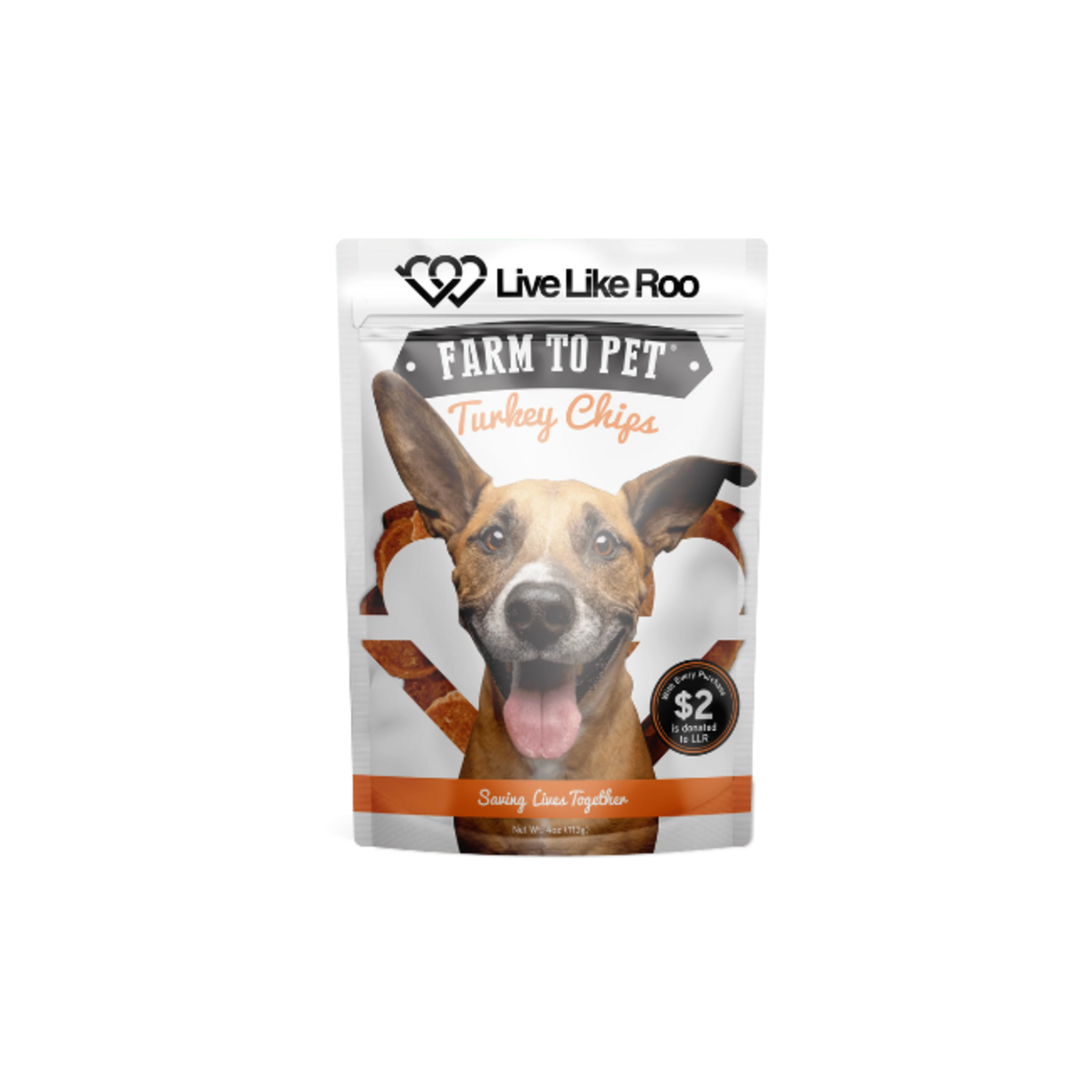 Farm To Pet Farm To Pet Live Like Roo Turkey Chips 4oz