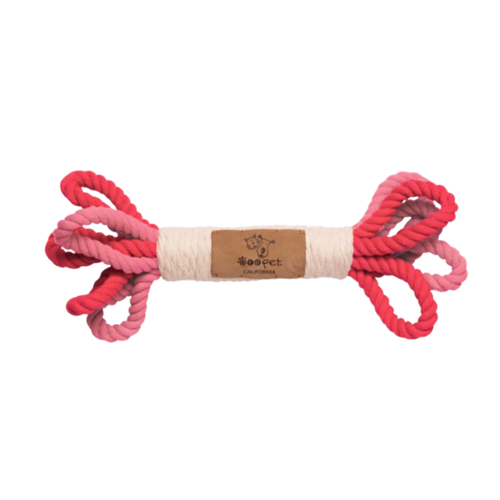 Ore Originals Ore Originals Rope Loop Dog Toy Pink