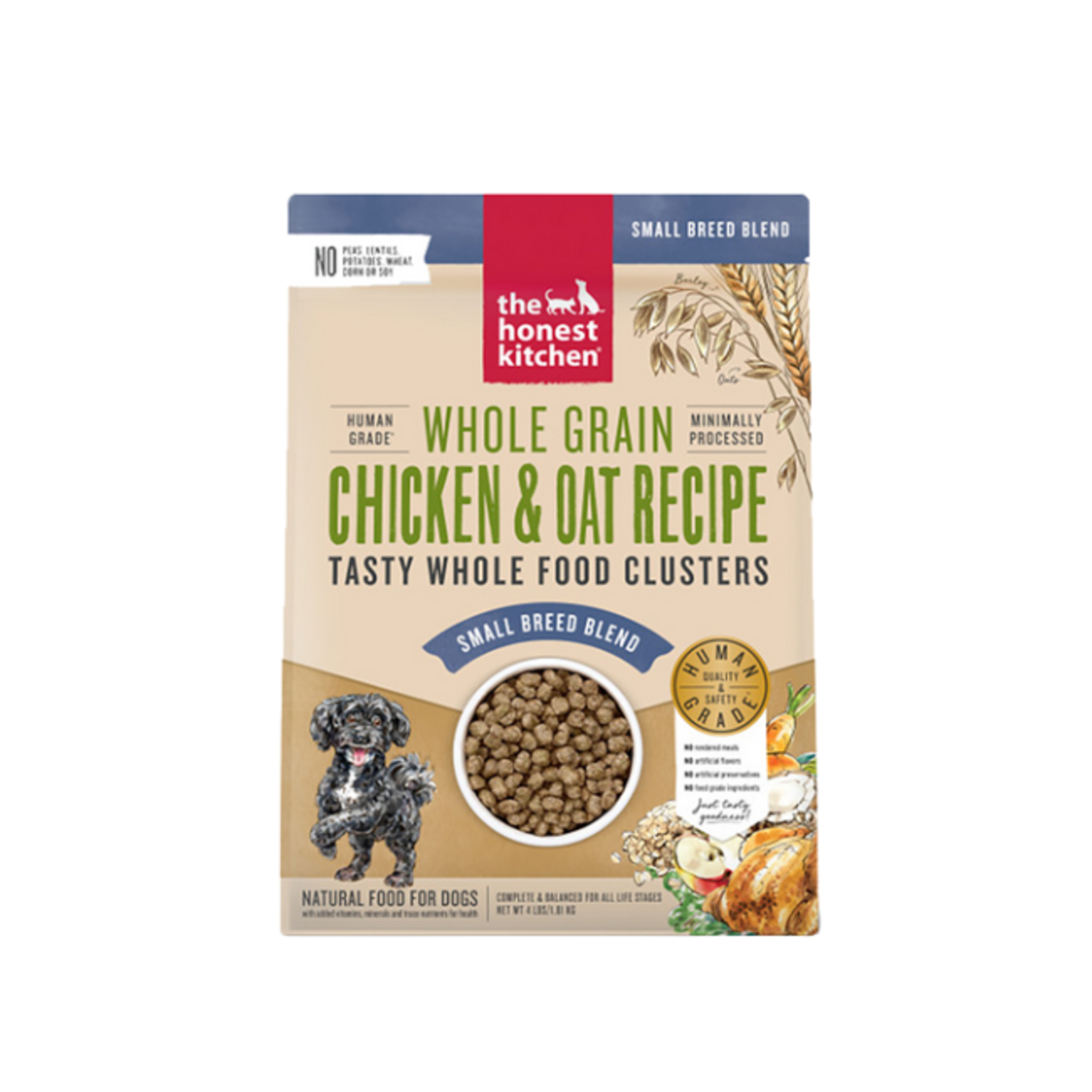 The Honest Kitchen The Honest Kitchen Dog Clusters Small Breed Whole Grain Chicken 4#