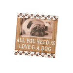 Primitives By Kathy All You Need is Love & A Dog Picture Frame