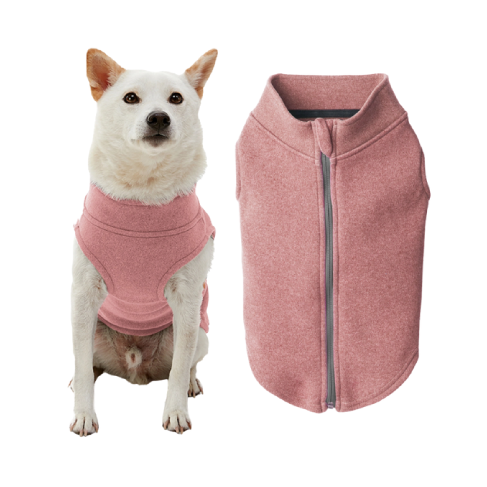 Gooby Gooby Zip-Up Fleece Pink