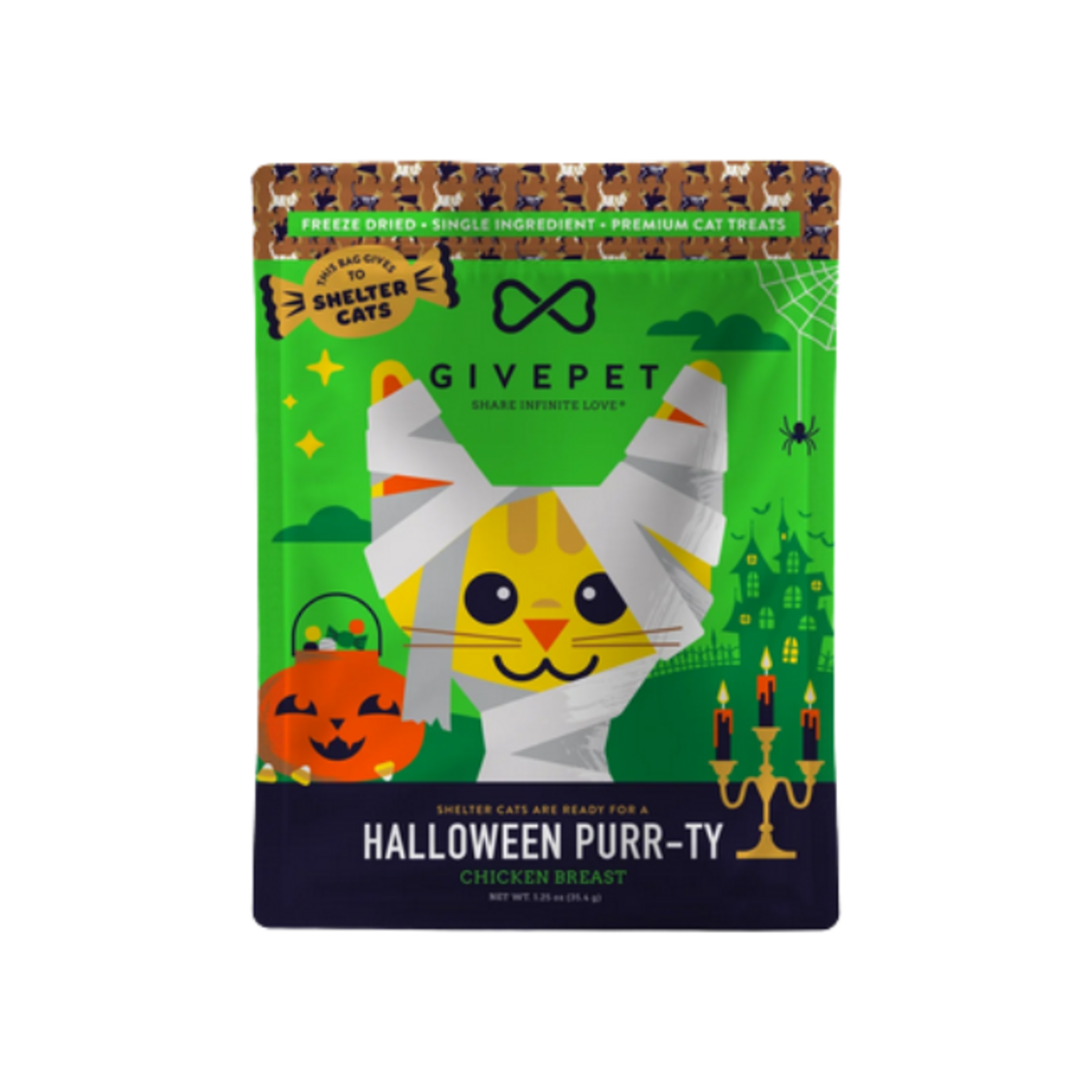 GivePet Givepet Cat Halloween Purr-ty 6oz