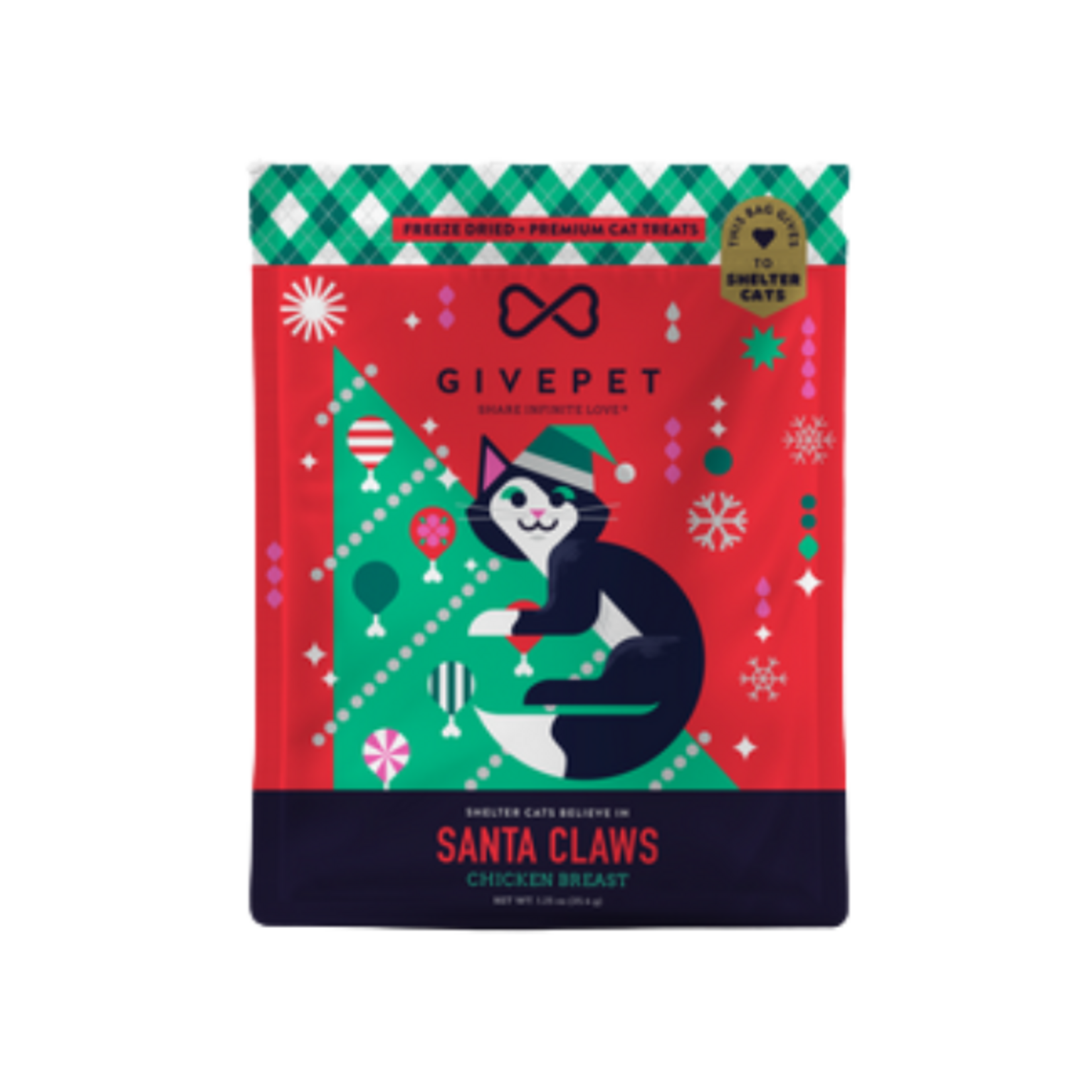 GivePet Givepet Cat Holiday Santa Claws 6oz