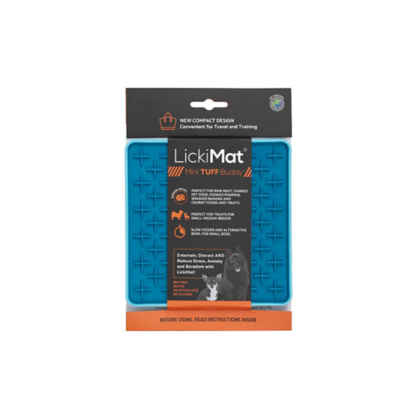 LickiMat LickiMat Tuff Buddy Mat Mini Blue