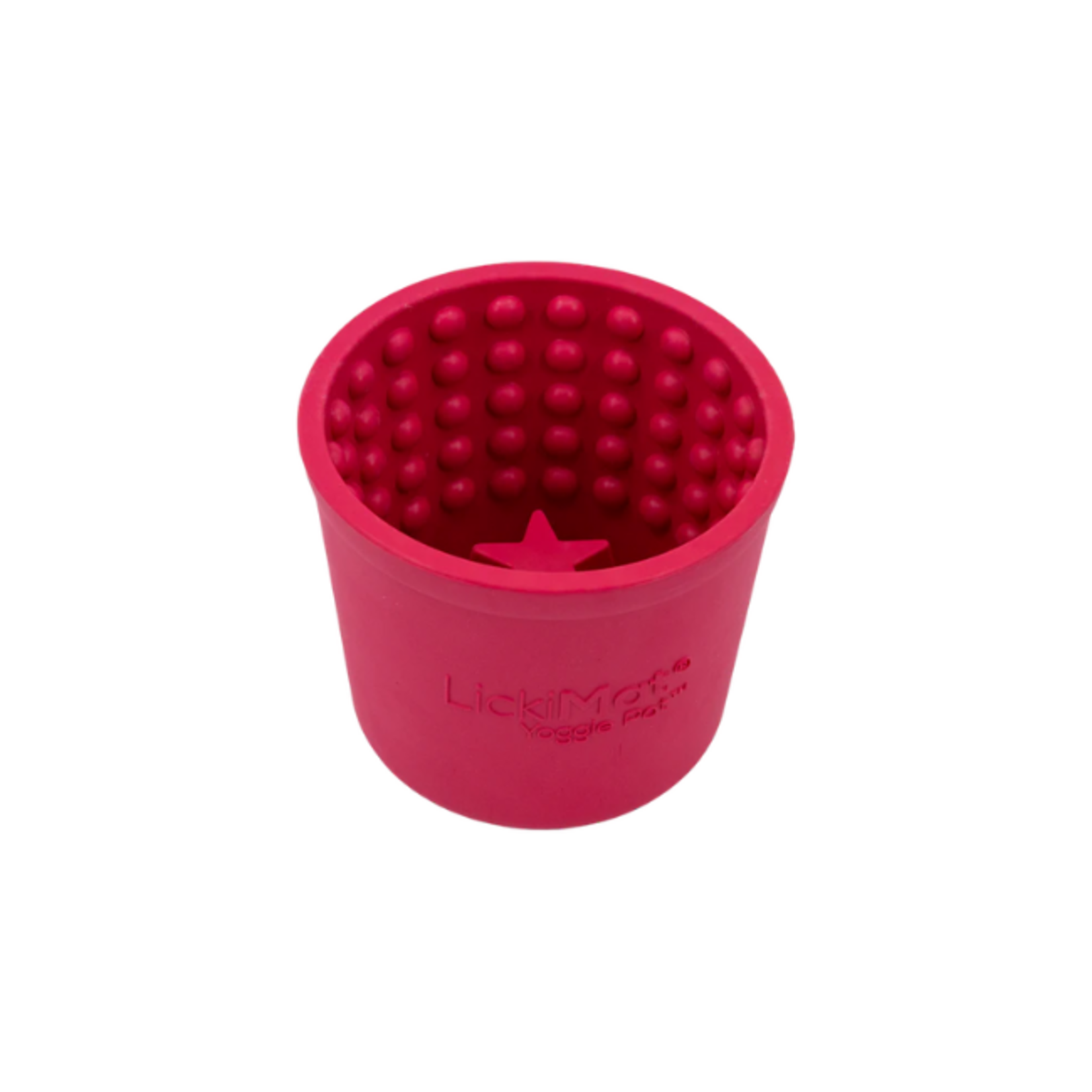LickiMat LickiMat Yoggie Pot Red