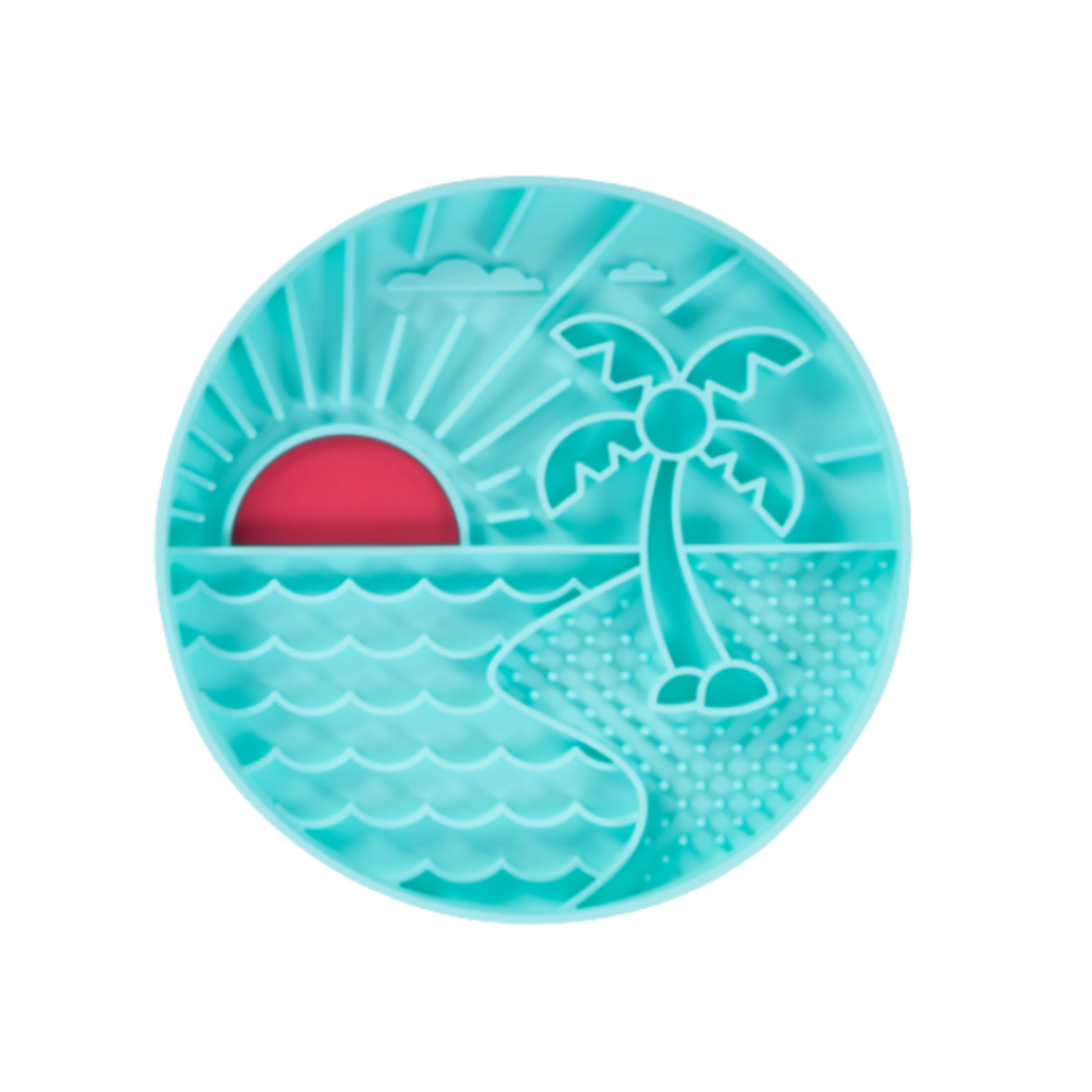 Messy Mutts Messy Mutts Silicone Lick Bowl Beach