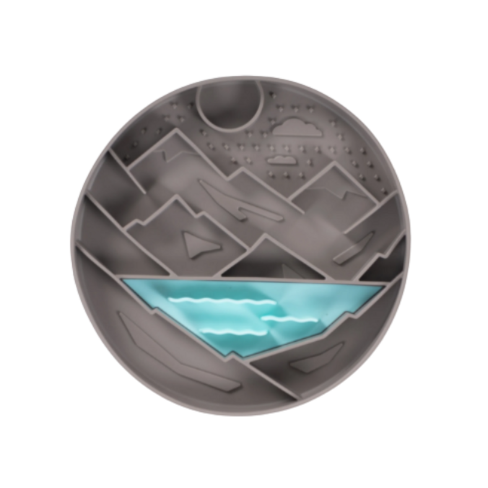 Messy Mutts Messy Mutts Silicone Lick Bowl Mountain