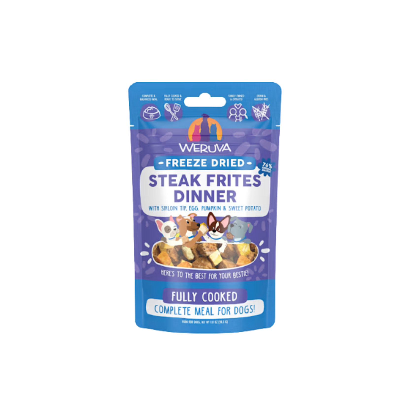 Weruva Weruva Dog FD Steak Frites Dinner 1oz