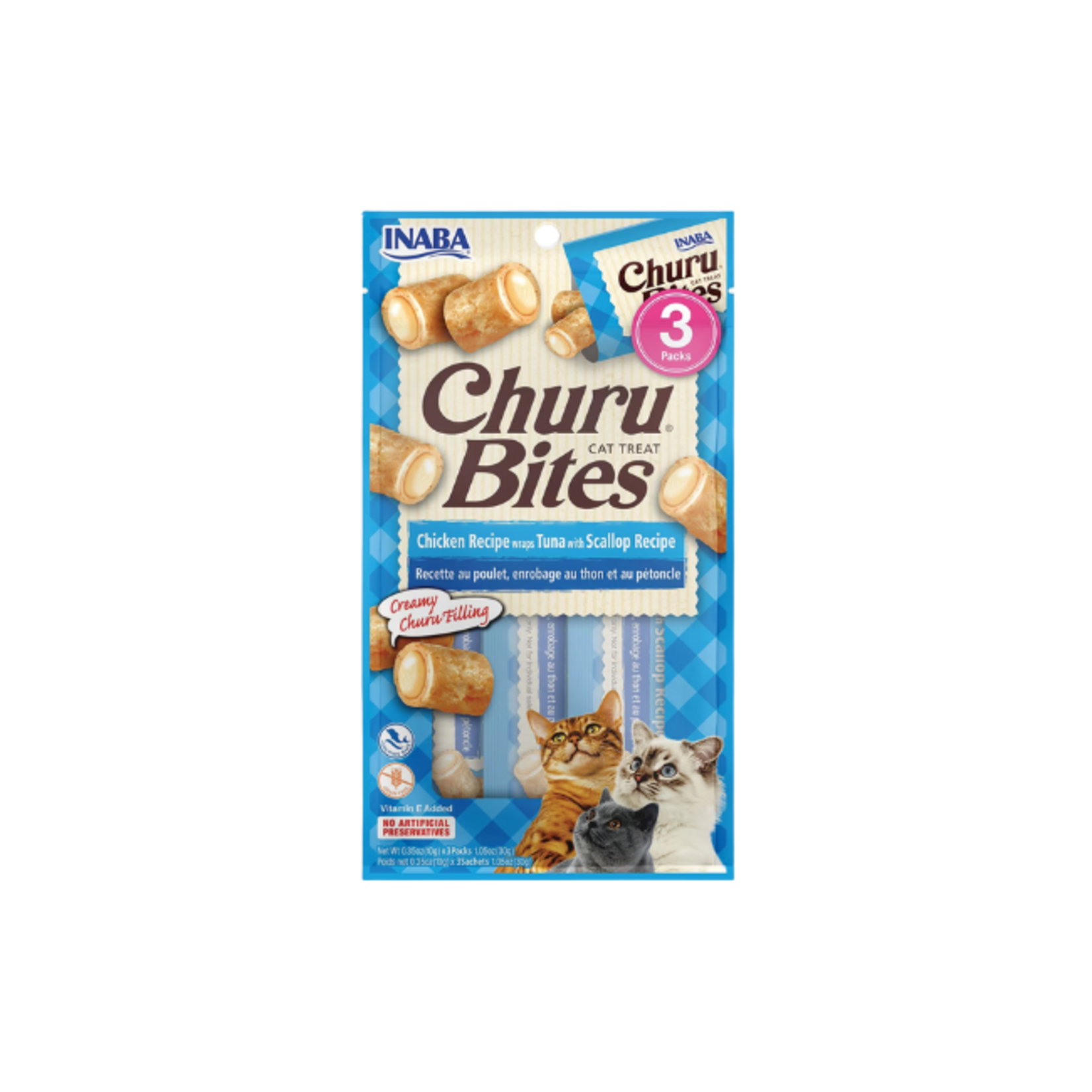 Inaba Inaba Churu Bites Tuna & Scallop 3-Pack