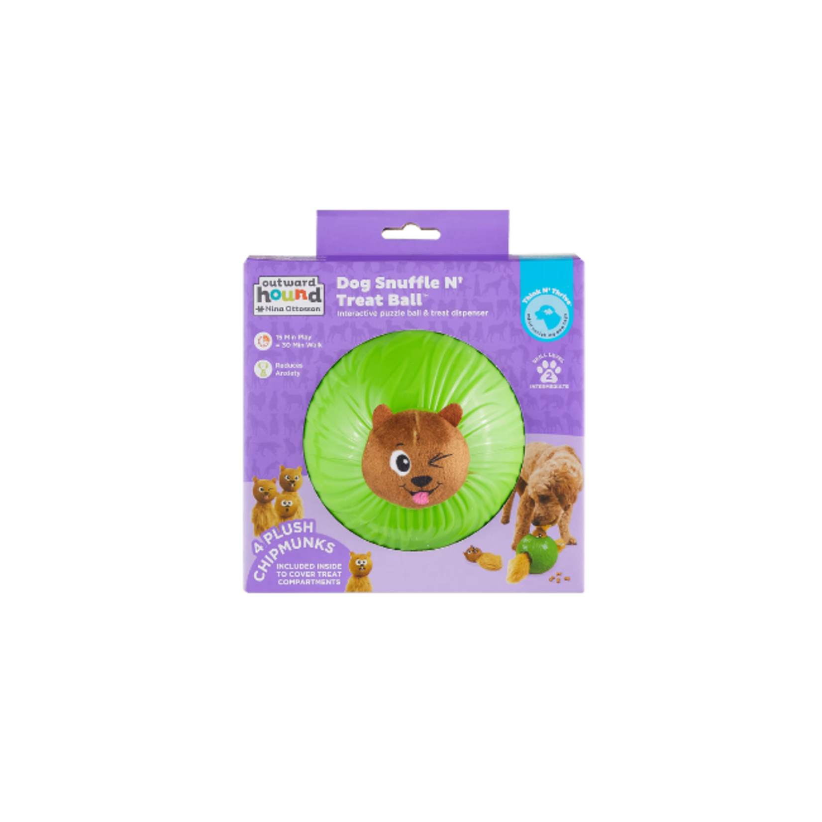 Outward Hound Dog Snuffle N'Treat Ball