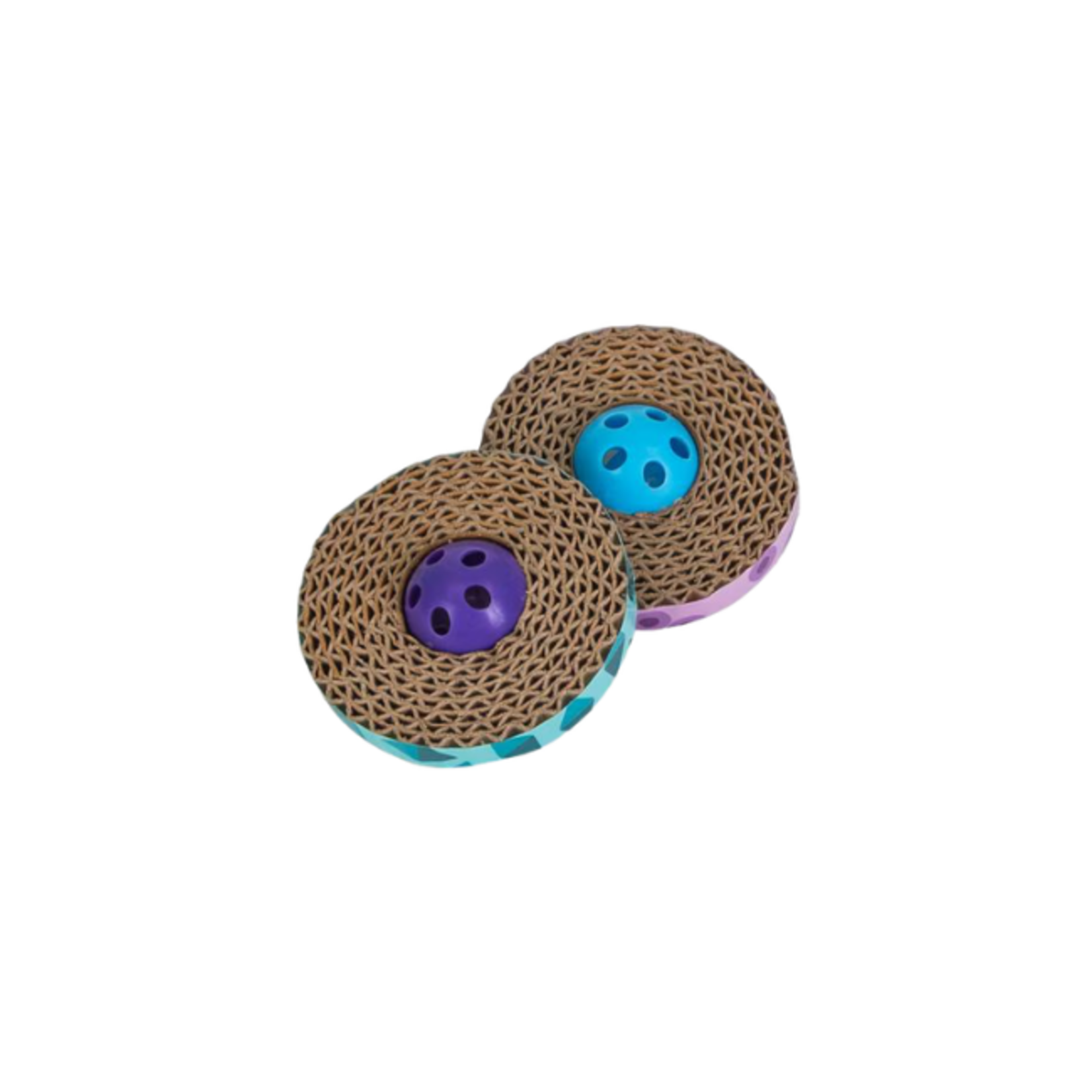 Petstages Cat Spin & Scratch Toy 2-pack