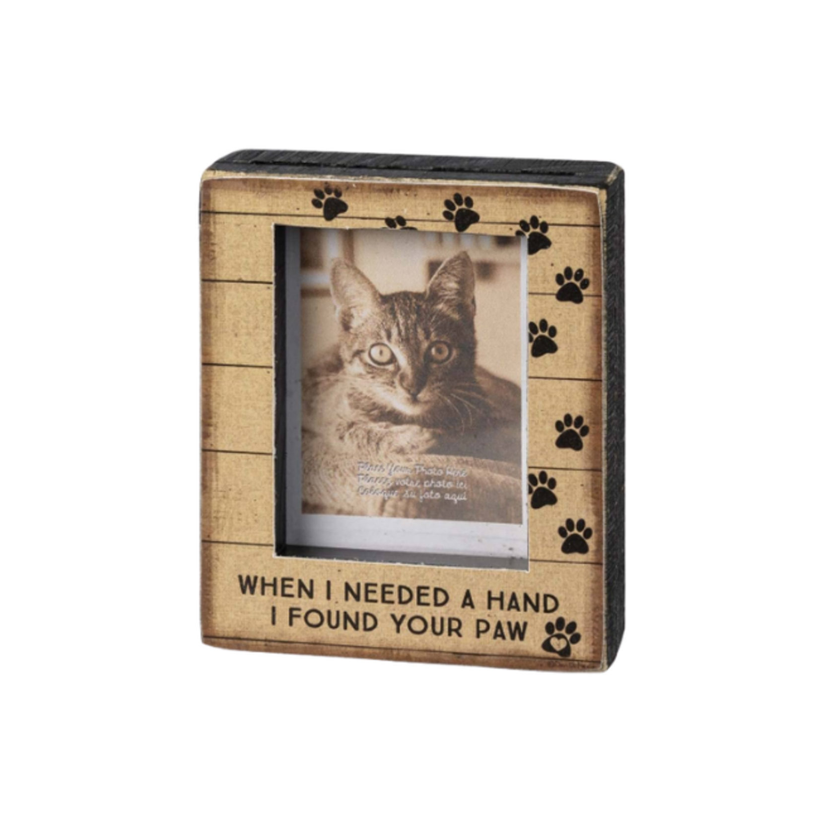 Primitives By Kathy Pet Sympathy Found Your Paw Box Picture Frame