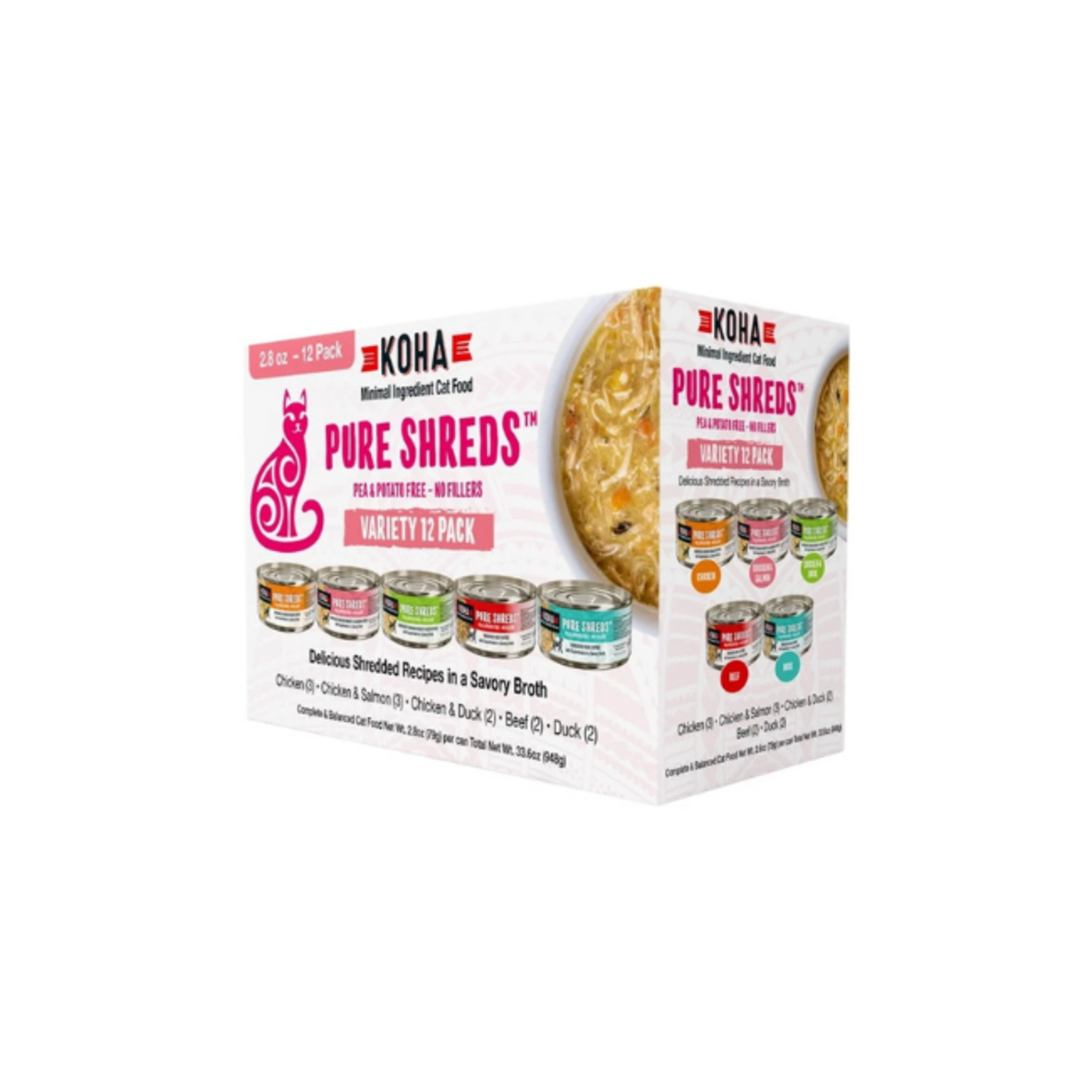 Koha Koha C GF Pure Shreds Variety Pack 2.8oz