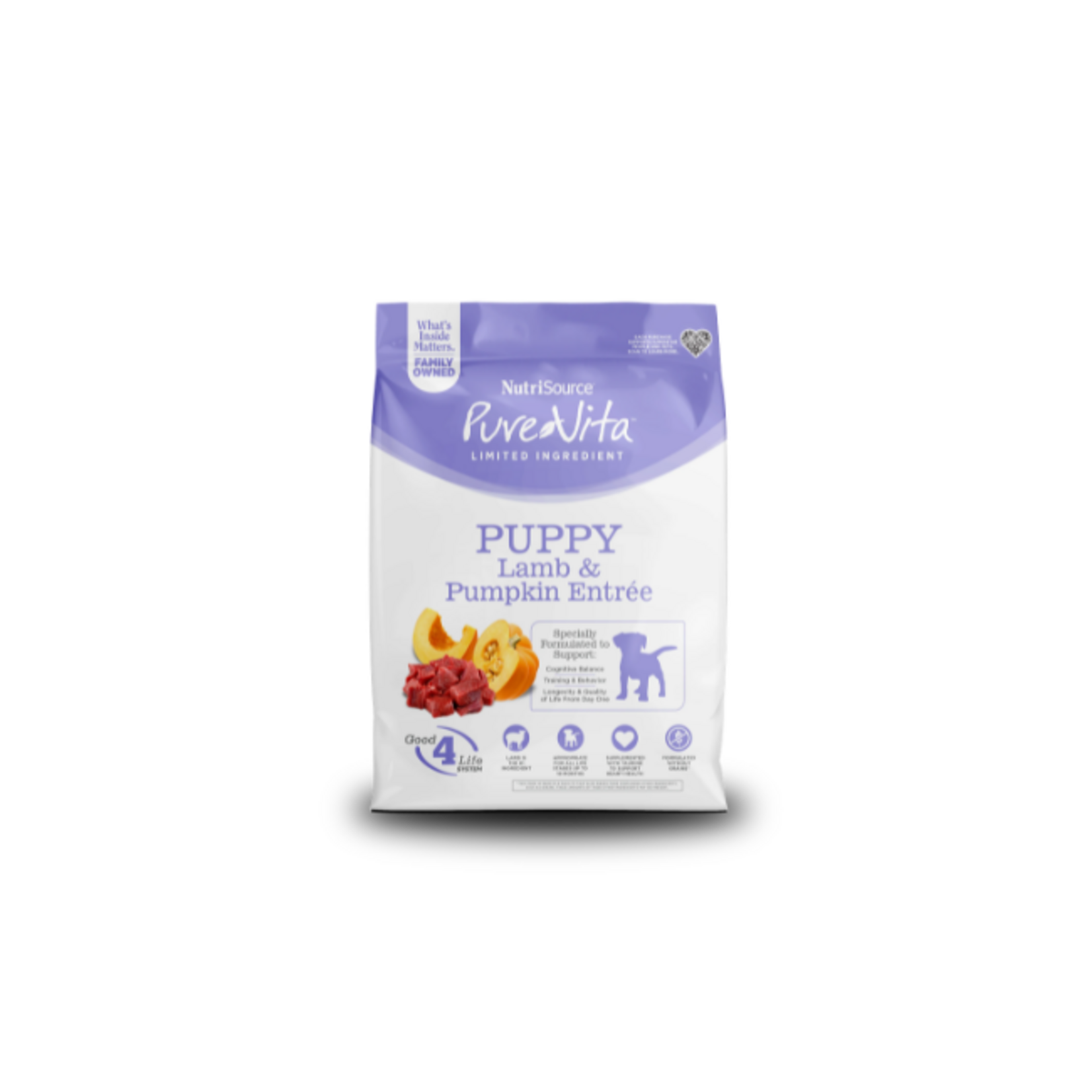 PureVita PureVita Dog Lamb & Pumpkin Puppy 4#