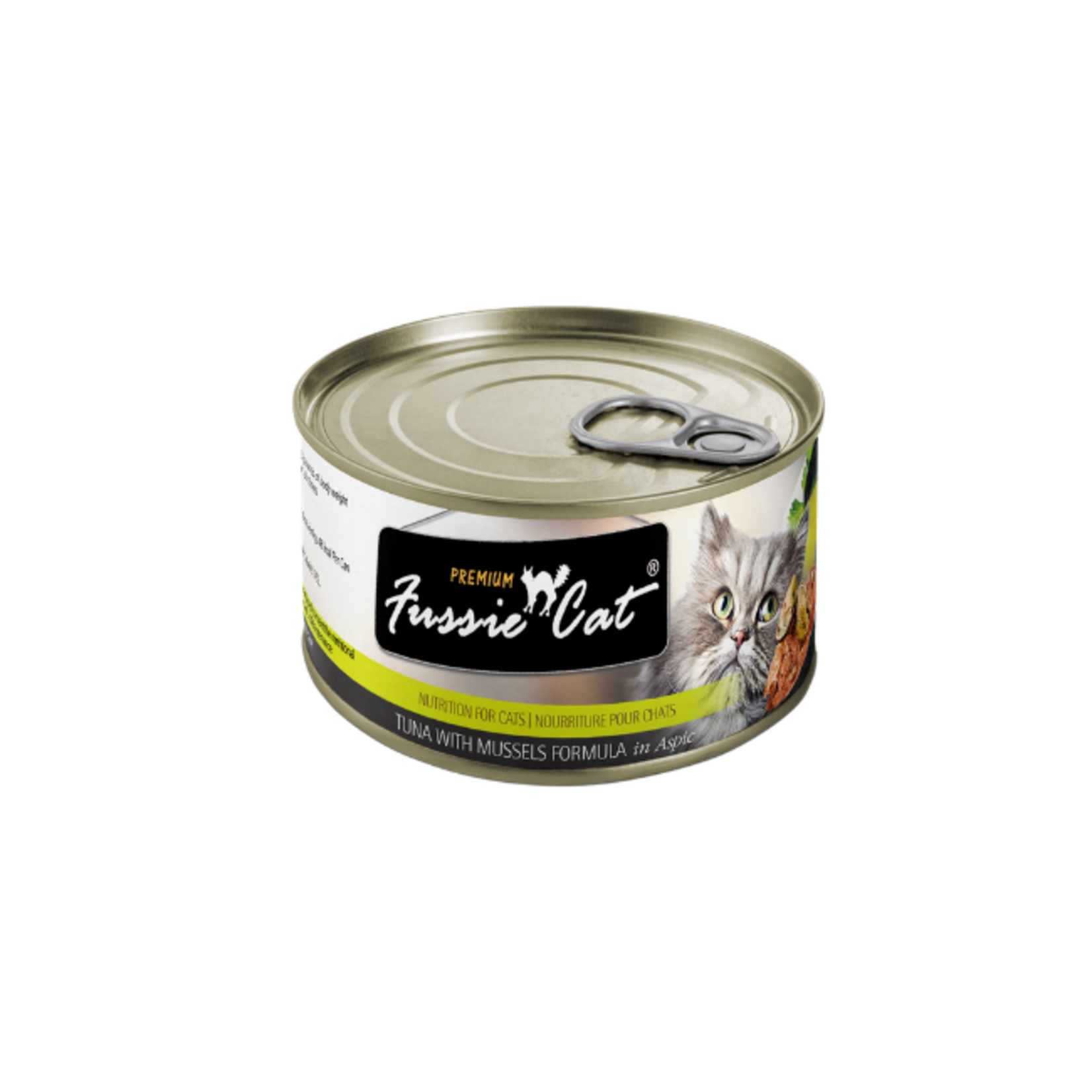 Fussie Cat Fussie Cat GF Premium Tuna & Mussles 5.5oz