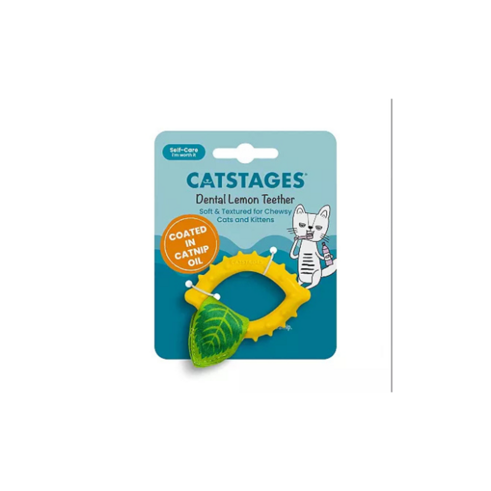 Petstages Cat Lemon Teether Toy