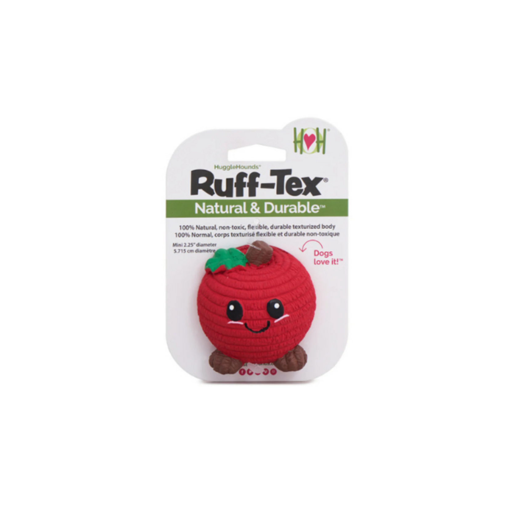 Huggle Hounds Huggle Hounds Ruff-Tex Foodie Apple Large