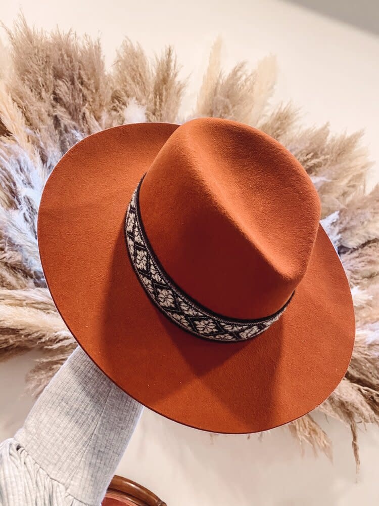 Riley Flat Brim Hat Bohdii Boutique
