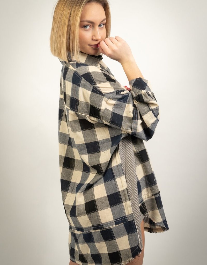 Vermont Flannel Dress - Bohdii Boutique