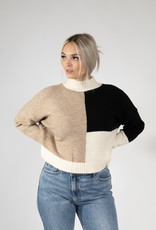 Half N Half Colorblock Sweater