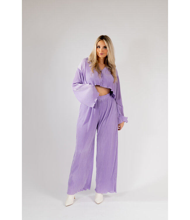 Lavender Haze Pleated Pants