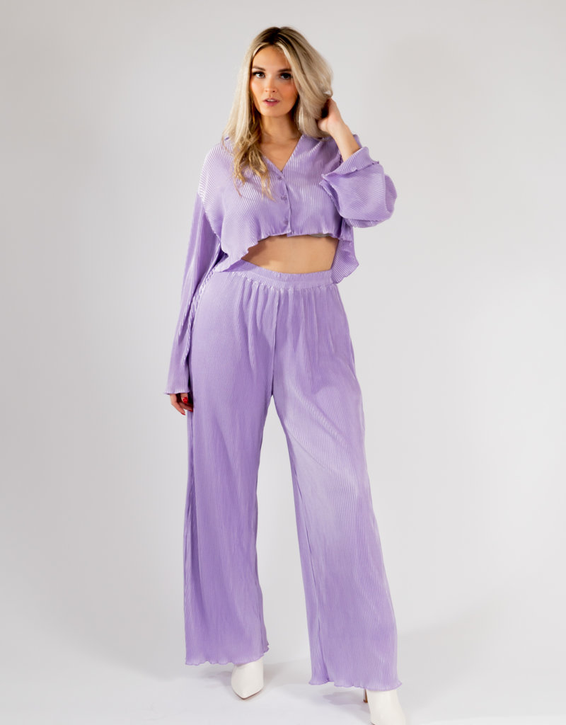 Lavender Haze Pleated Pants