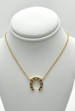 Maddox horseshoe necklace