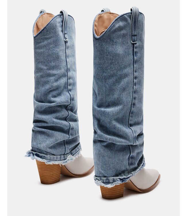 Steve Madden Lassy Denim Cowboy Boot