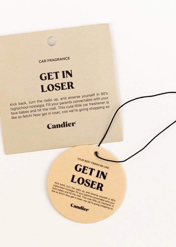 Candier Car Perfume Get in Loser