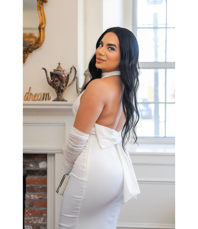 I Do! Halter Maxi Dress